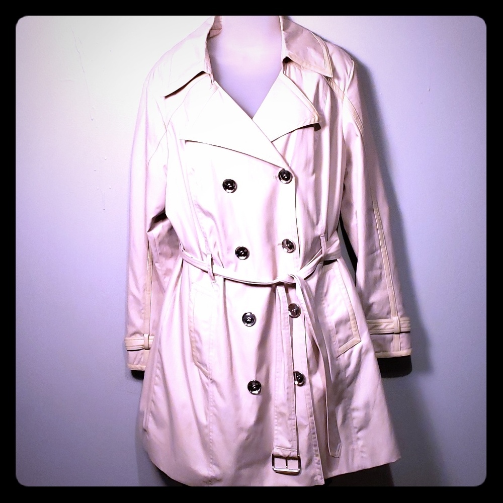 Michael Kors double breasted trench coat